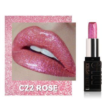 Помада для губ с металлическим блеском MLSMILE Glitter Spark Lipstick 02 Rose 01088 фото
