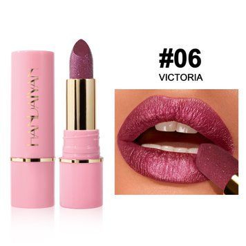 Помада для губ с металлическим блеском Handaiyan Satin Shimmer Cream Lipstick 06 Victoria 01139 фото