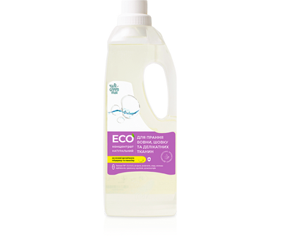 EКО концентрат натуральный жидкий для стирки шерсти, шелка и деликатных тканей (1л) 00478 фото