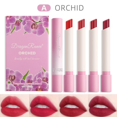 Набір помад Dragon Ranee Orchid Matte Lipstick Set 4 шт 00686 фото
