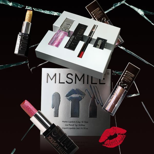 Набор для макияжа губ MLSMILE 3 в 1 Explosive Diamond: Помада, Карандаш, Блеск Set D 01201 фото