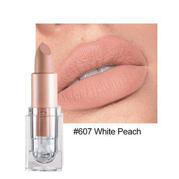 Матова помада для губ Handaiyan Ice Cube Matte Lipstick 607 White Peach 01115 фото
