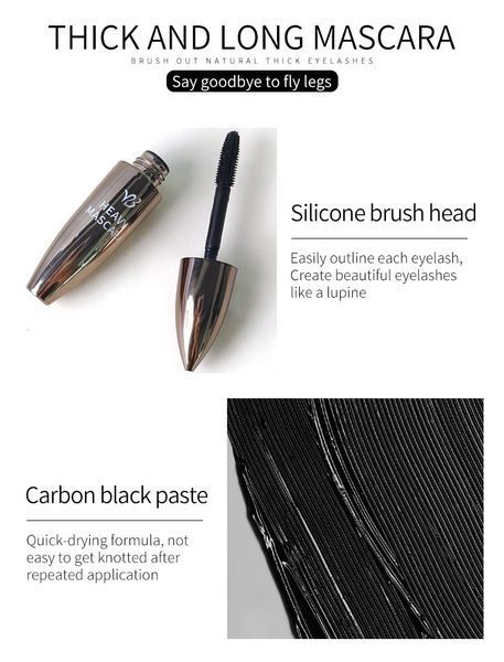 Туш для вій Vibely Full Length Mascara з ефектом подовження 12 мл 01180 фото