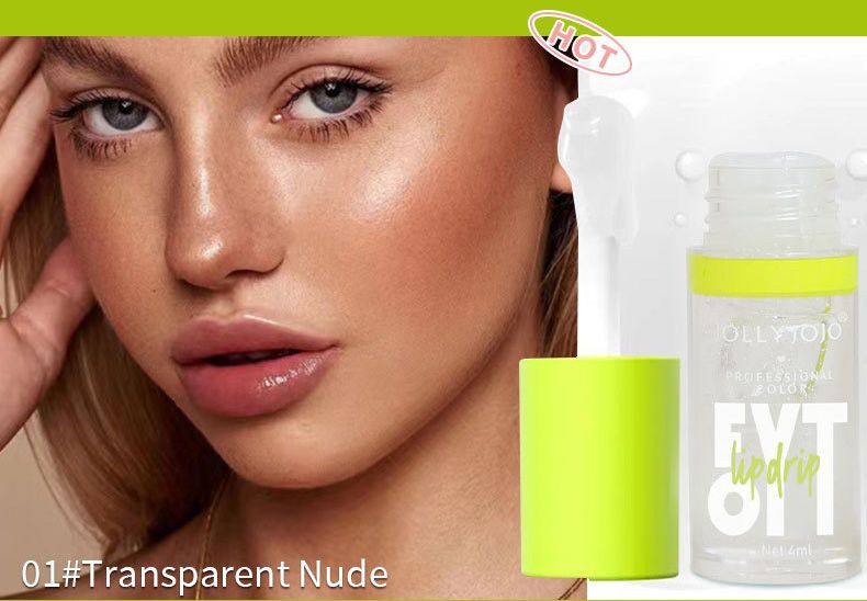 Блиск-олія для губ JOLLY JOJO Professional Makeup Fyt Oil Lip Drip 01 Transparent Nude 4 мл 00690 фото