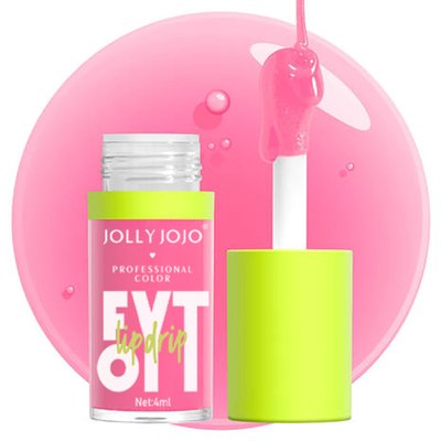 Блиск-олія для губ JOLLY JOJO Professional Makeup Fyt Oil Lip Drip 02 Cherry Blossom Powder 4 мл 00691 фото
