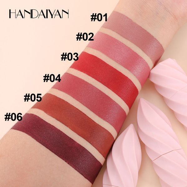 Матовая помада для губ Handaiyan Nourishing Ice-Cream Lipstick 02 Warm Nude 01182 фото