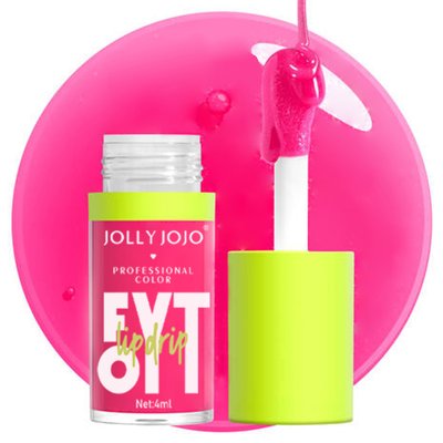 Блиск-олія для губ JOLLY JOJO Professional Makeup Fyt Oil Lip Drip 03 Barbie Pink 4 мл 00692 фото