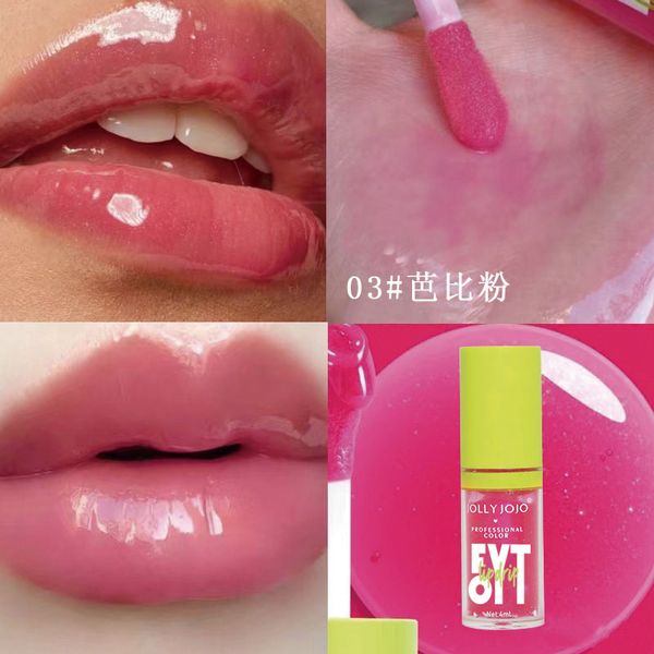 Блеск-масло для губ JOLLY JOJO Professional Makeup Fyt Oil Lip Drip 03 Barbie Pink 4 мл 00692 фото