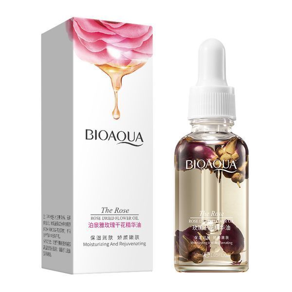 Есенція з ефірною олією сухоцвітів троянди Bioaqua Rose Dried Flower Oil для живлення та зволоження шкіри обличчя 30 мл 01207 фото Есенція з ефірною олією сухоцвітів троянди Bioaqua Rose Dried Flower Oil для живлення та зволоження шкіри обличчя 30 мл 01207 фото