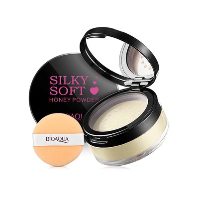 Пудра рассыпчатая BIOAQUA Silky Soft Honey Powder Тон №1 Natural Color 15 г маскирующая освежающая 00535 фото