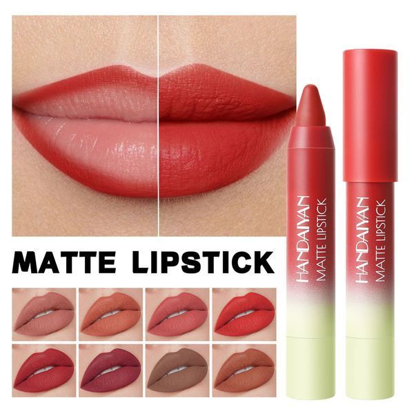 Матова помада-олівець для губ Handaiyan Matte Lipstick 08 Taupe 01159 фото