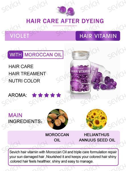 Капсули для відновлення фарбованого волосся Sevich Hair Vitamin 00537 фото