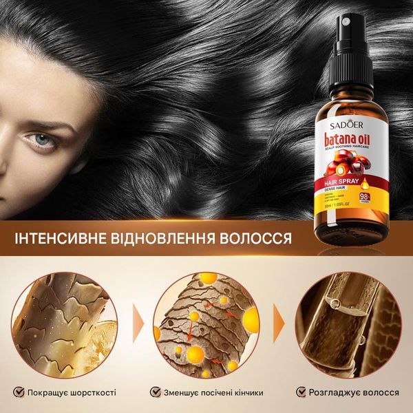 Олія батана спрей для росту та густоти волосся Sadoer Batana Oil Dense Hair 30 мл 01210 фото