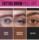 Гель-фарба для брів MLSMILE Tattoo Brow Medium Black 03 чорний 10 мл 01188 фото 3