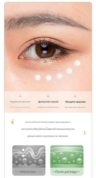 Крем против морщин для кожи вокруг глаз Zozu Avocado Anti-Wrinkle Essence Eye Cream с экстрактом авокадо 20 г 01211 фото