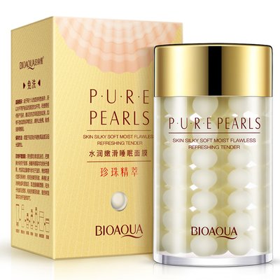 Зволожуючий крем для обличчя Bioaqua Pure Pearls Cream 60 мл 00539 фото