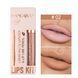 Набір 2в1 рідка матова помада та олівець контурний для губ Handaiyan Lips Kit 02 Warm Nude 01189 фото 1