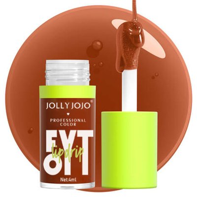 Блиск-олія для губ JOLLY JOJO Professional Makeup Fyt Oil Lip Drip 07 Caramel Orange 4 мл 00753 фото