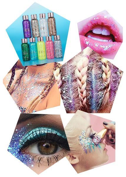 Жидкий глиттер для лица и тела Handaiyan Face & Body Glitter Gel 104 Iridescent Candy Pink 30 мл 01191 фото