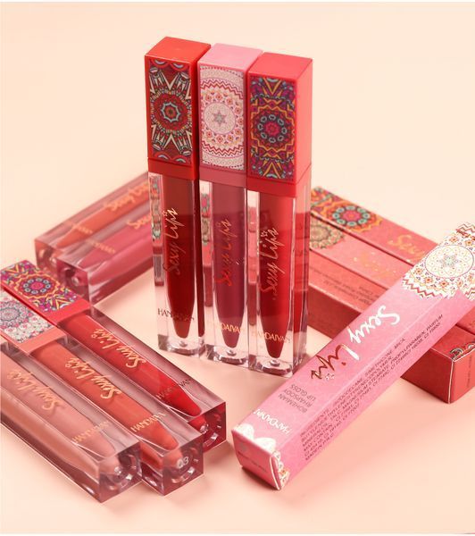 Жидкая матовая помада для губ Handaiyan Bohemian Rhapsody Lip Gloss 01 10013 фото