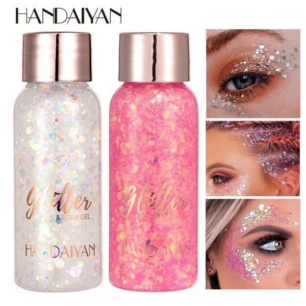 Жидкий глиттер для лица и тела Handaiyan Face & Body Glitter Gel 104 Iridescent Candy Pink 30 мл 01191 фото