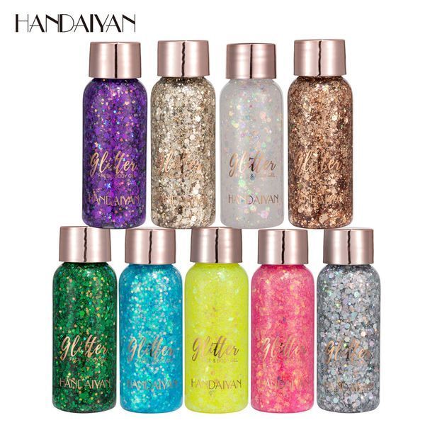 Жидкий глиттер для лица и тела Handaiyan Face & Body Glitter Gel 104 Iridescent Candy Pink 30 мл 01191 фото