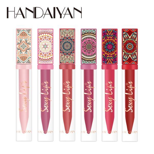 Жидкая матовая помада для губ Handaiyan Bohemian Rhapsody Lip Gloss 01 10013 фото