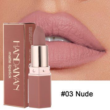 Матова помада Handaiyan Velvet Matte Lipstick 03 Nude 00757 фото