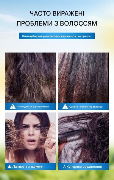 Витаминные капсулы для разглаживания волос Sadoer Softens Frizz Roughness с маслом жожоба 40 шт 01127 фото