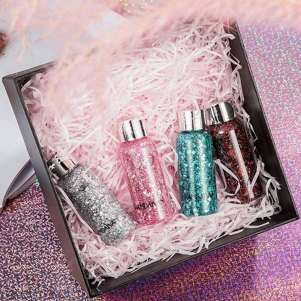 Жидкий глиттер для глаз, лица, тела и волос Handaiyan Face & Body Teras Glitter Gel 01 Holographic Silver 30 мл 01096 фото