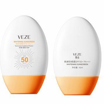 Відбілюючий сонцезахисний крем Veze Whitening Sunscreen SPF 50+ PA+++ 45 мл 01219 фото
