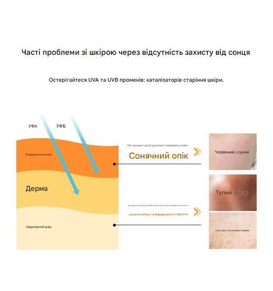 Відбілюючий сонцезахисний крем Veze Whitening Sunscreen SPF 50+ PA+++ 45 мл 01219 фото