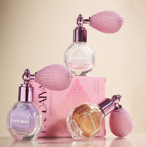 Хайлайтер-спрей для обличчя, тіла та волосся Handaiyan Glitter Highlight Body Mist 02 Ultraviolet Sheen 01099 фото