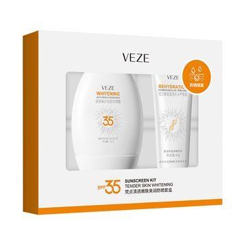 Набор для защиты от солнца Veze SPF 35+ Skin Rejuvenation: Солнцезащитный крем и Увлажняющее средство для лица 01221 фото