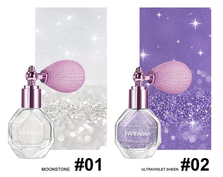 Хайлайтер-спрей для обличчя, тіла та волосся Handaiyan Glitter Highlight Body Mist 03 Citrine 01100 фото