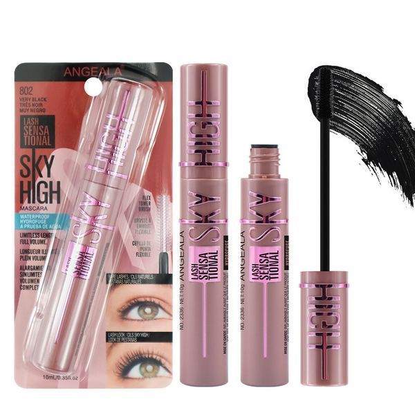 Туш для вій TUZ Sky High Lash Sensational Waterproof Angeala з ефектом подовження 10 мл 00772 фото