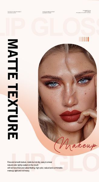 Рідка матова помада для губ Handaiyan Bohemian Rhapsody Lip Gloss 05 Deep Pink 01192 фото