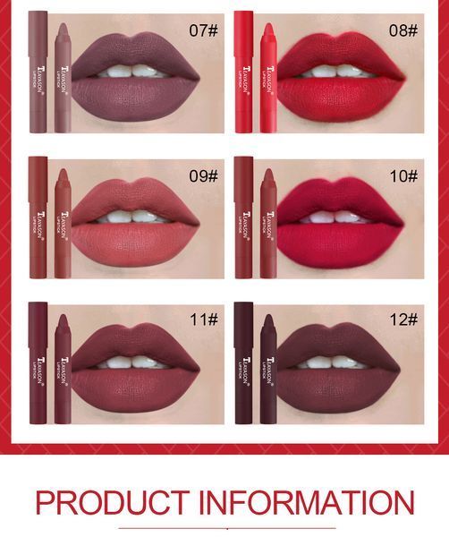 Помада Teayason Charming Matte Lipstick 04 00837 фото
