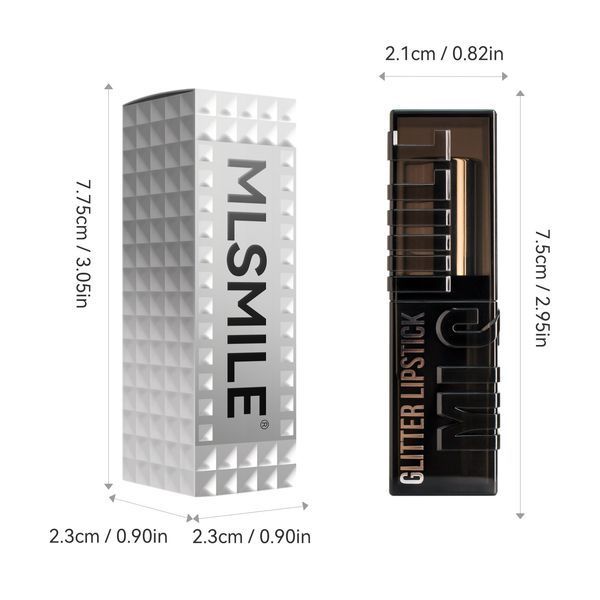 Помада для губ із металевим блиском MLSMILE Glitter Spark Lipstick 05 Stunner 01091 фото