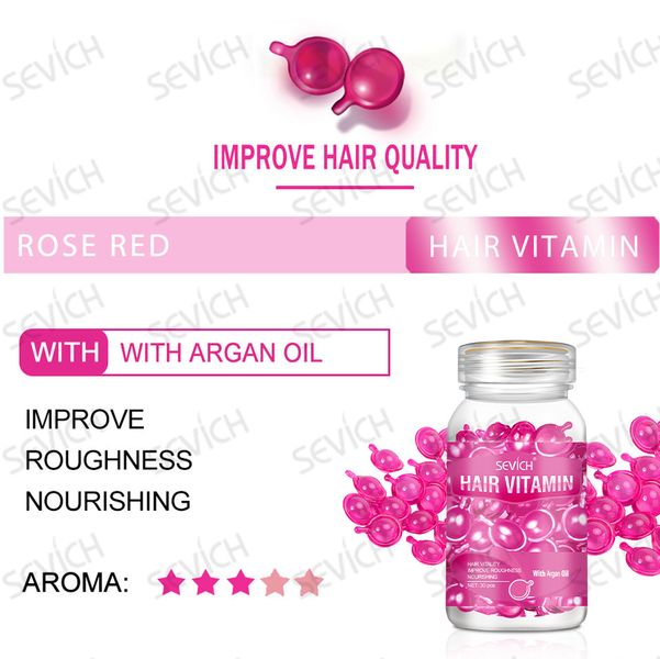 Капсули Sevich для ламкого тьмяного волосся Hair Vitamin With Argan Oil 30 шт 00679 фото