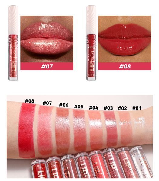 Блеск для губ с гиалуроновой кислотой Handaiyan Lipfuller Hyaluronic Acid Lipgloss 07 4 мл 01085 фото