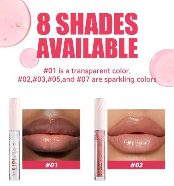 Блеск для губ с гиалуроновой кислотой Handaiyan Lipfuller Hyaluronic Acid Lipgloss 07 4 мл 01085 фото