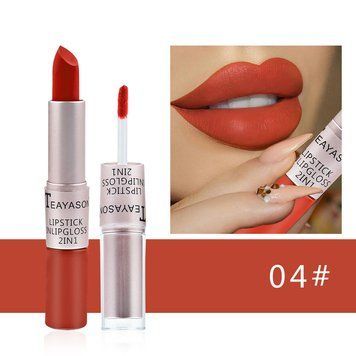 Матова помада Teayason 2 в 1 Lipgloss & Lipstick 04 00825 фото