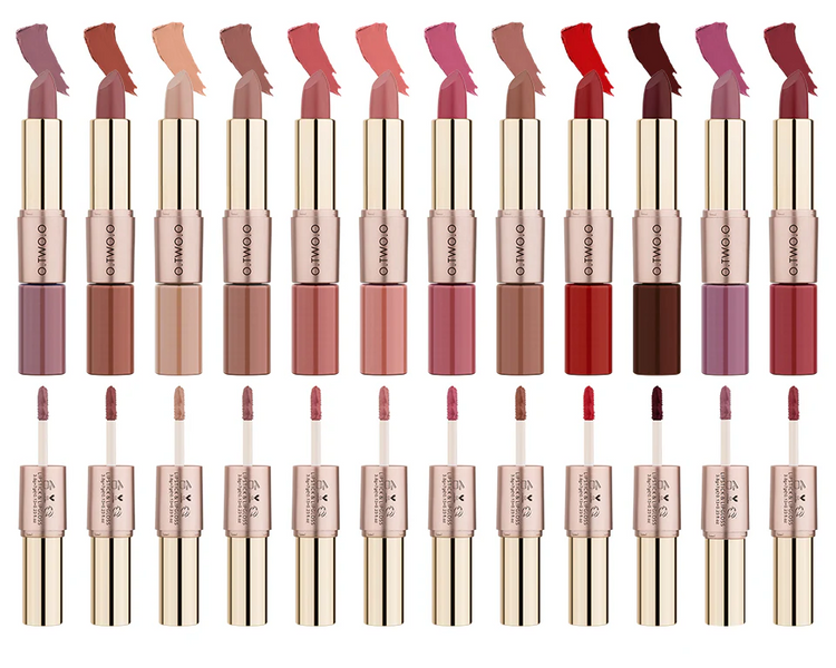 Матова помада для губ O.TWO.O 2 in 1 Matte Lipstick & Liquid Lipstick 06 00983 фото