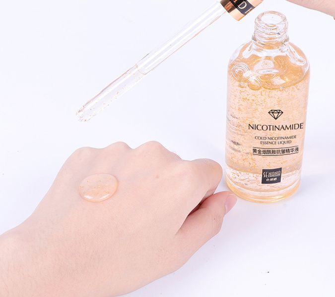 Сироватка для обличчя Senana Gold Nicotinamide Essence Liquid з нікотинамідом і 24К золота 100 мл 01246 фото