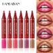 Двосторонній маркер-тінт та блиск для губ Handaiyan 2-in-1 Lip Ink Stain & Plumping Gloss 05 Red Cherry 01151 фото 5