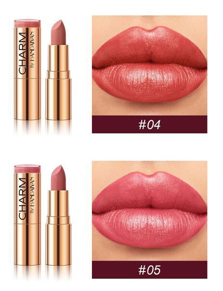 Кремова помада для губ Handaiyan Golden Creamy Nourishing Lipstick 08 Terracotta 01168 фото