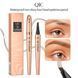 Маркер для брів з ефектом мікроблейдінгу QIC Liquid Eyebrow Pencil 01 світло-коричневий 01030 фото 3