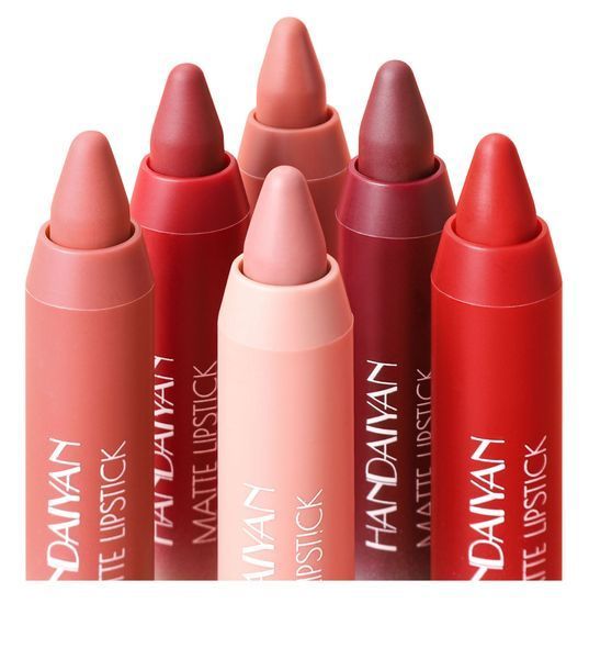 Матова помада-олівець для губ Handaiyan Matte Lipstick 02 Warm Caramel 01155 фото