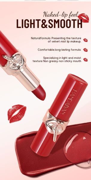 Кремова помада для губ Handaiyan Velvet Creamy Lipstick High-Pigment 02 Deep Rose 01170 фото